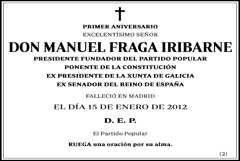 Manuel Fraga Iribarne